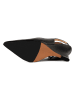 loft37 Leren sleehakpumps "Long Island City" zwart