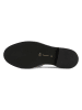 loft37 Leren mocassins "Cross The Line" zilverkleurig