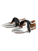 loft37 Leder-Ballerinas "Summer Break" in Silber