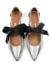 loft37 Leder-Ballerinas "Summer Break" in Silber
