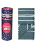 Samimi Hamamdoek donkerblauw - (L)180 x (B)100 cm