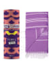 Samimi Hamamdoek paars - (L)180 x (B)100 cm