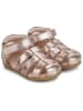Carrément beau Leren enkelsandalen beige