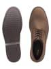 Clarks Leder-Schnürschuhe "Atticus" in Braun