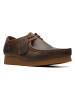 Clarks Skórzane mokasyny "Wallabee" w kolorze brązowym