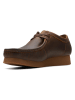 Clarks Skórzane mokasyny "Wallabee" w kolorze brązowym