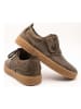 Clarks Skórzane sneakersy "Street hill Lace" w kolorze oliwkowym