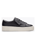Clarks Leder-Sneakers "Mayhill Walk" in Schwarz