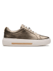 Clarks Leder-Sneakers "Hollyhock Walk" in Gold
