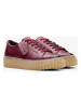 Clarks Leren sneakers "Mayhill Walk" bordeaux
