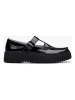 Clarks Leder-Mokassins "Torhill Bar" in Schwarz