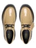 Clarks Leder-Schnürschuhe "Torhill Bee" in Beige