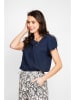 Le Jardin du Lin Blouse donkerblauw