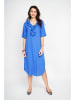 Le Jardin du Lin Kleid in Blau