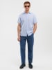 BIG STAR Linnen blouse - regular fit - lichtblauw