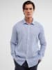 BIG STAR Linnen blouse - regular fit - lichtblauw