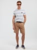 BIG STAR Shirt wit/lichtblauw
