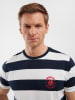 BIG STAR Shirt wit/donkerblauw