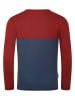 Trollkids Longsleeve "Bergen" in Braunrot/ Dunkelblau