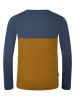Trollkids Longsleeve "Bergen" in Hellbraun/ Dunkelblau