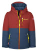 Trollkids Ski-/snowboardjas "Hemsedal" bruinrood/donkerblauw