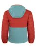 Trollkids Hybride jas "Romsdalen" rood/turquoise