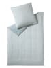 ESPRIT Flanellen beddengoedset "Herringbone" lichtblauw
