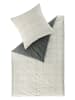 ESPRIT Renforcé beddengoedset "Grid" grijs