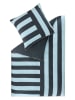 ESPRIT Renforcé beddengoedset "Greta" donkerblauw/lichtblauw