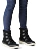 Sorel Leder-Winterboots "Explorer II" in Schwarz