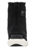 Sorel Leder-Winterboots "Explorer II" in Schwarz