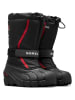 Sorel Winterboots "Flurry" zwart/rood