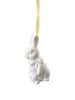 Rosenthal Zawieszka dekoracyjna w kolorze biało-żółtym - dł. 7 cm