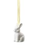 Rosenthal Zawieszka dekoracyjna w kolorze biało-żółtym - dł. 6 cm