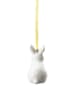 Rosenthal Zawieszka dekoracyjna w kolorze biało-żółtym - dł. 6 cm