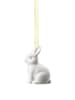 Rosenthal Zawieszka dekoracyjna w kolorze biało-żółtym - dł. 6 cm