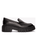 Clarks Leder-Mokassins"Page" in Schwarz