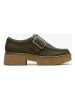 Clarks Leder-Mokassins "Linoso" in Khaki