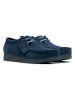 Clarks Leren veterschoenen "Wallabee" donkerblauw