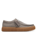 Clarks Leder-Mokassins "Torhill" in Grau