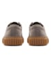 Clarks Leder-Mokassins "Torhill" in Grau