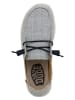 Hey Dude Slipper "Wendy Chambray" in Weiß/ Blau
