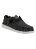 Hey Dude Slipper "Wally Sox" in Schwarz/ Weiß