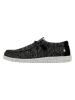 Hey Dude Slipper "Wally Sox" in Schwarz/ Weiß