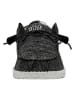 Hey Dude Slipper "Wally Sox" in Schwarz/ Weiß