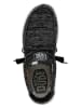 Hey Dude Slipper "Wally Sox" in Schwarz/ Weiß