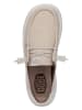 Hey Dude Slipper "Wendy Peak Chambray" in Creme