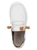 Hey Dude Slipper "Wendy Washed" in Weiß