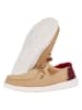 Hey Dude Slipper "Wendy Chambray Boho" in Hellbraun/ Beige