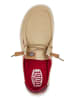 Hey Dude Slipper "Wendy Chambray Boho" in Hellbraun/ Beige
